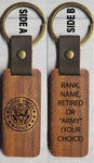 Military Wooden Keychains