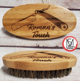Personalizable Wooden Beard Brush