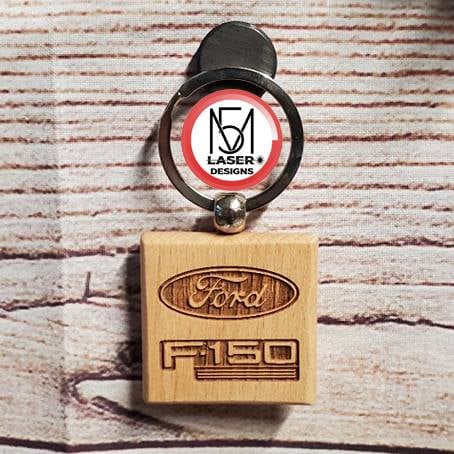 Small wooden Keychain tags